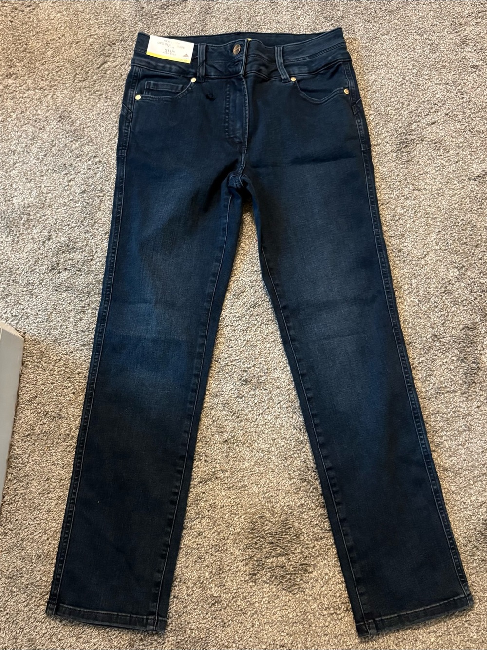 next Women's Dark Blue Straight-Leg Jeans